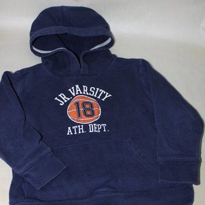 Osh Kosh Jr. Varsity Basketball Hoodie Sweater 5 Dark Blue